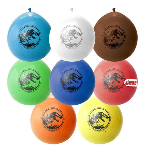 Globos Jurassic World 9 Pulgadas X 15 - Ciudad Cotillón 0