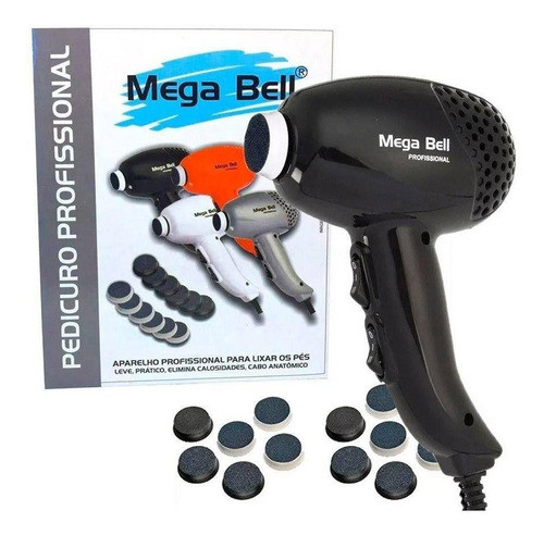 Pedicuro Profissional Negro Mega Bell 0