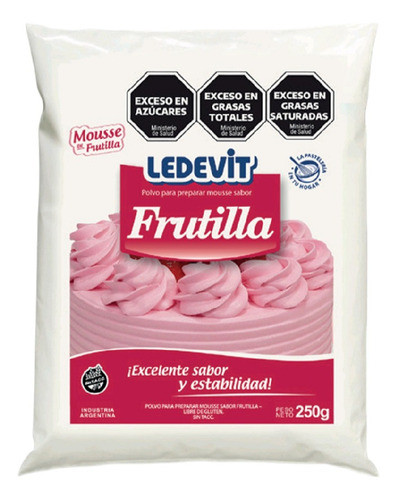 Mousse De Frutilla En Polvo Ledevit 250 Gr. 0