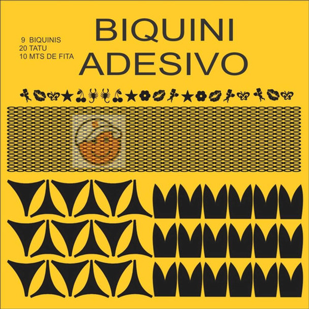 Biquini Adesivo Bronzeamento Natural + Tatu Solar + Fita 1 Biquini Adesivo Bronzeamento Natural + Tatu Solar + Fita 1