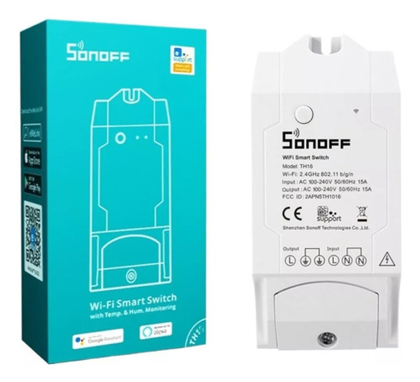 Sonoff Th16 Wifi Mide Temperatura Y Humedad 0