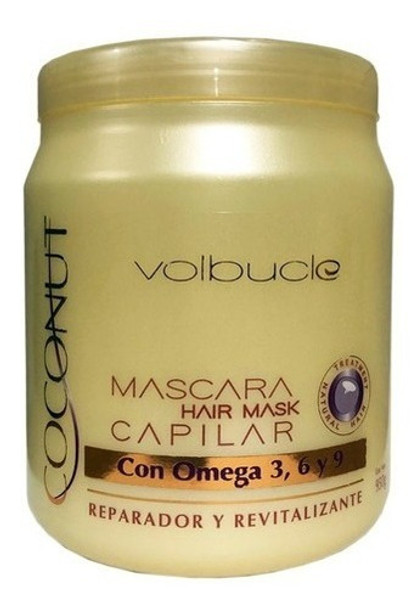 Mascara Capilar Volbucle Coconut Oil Coco Omega 3,6,9 X 1kg 0