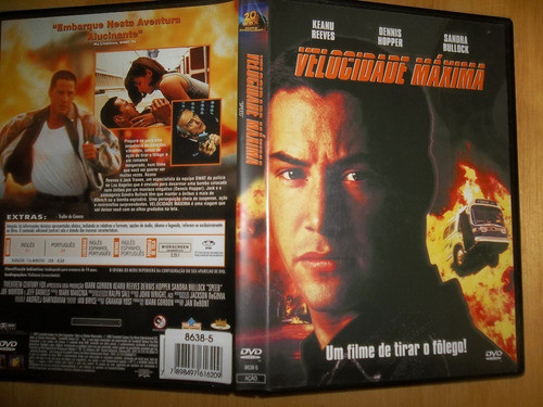 Dvd Velocidade Máxima Keanu Reeves 0
