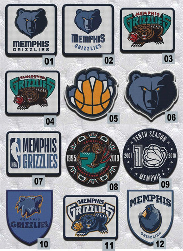 Parche Termoadhesivo Escudo Nba Memphis Grizzlies 0