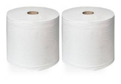 Toalla En Rollo Blanca Calidad Premium 2 X 200mt Papel Suave 0