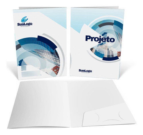 Pasta Com Bolso Personalizada - 150 Pastas 0