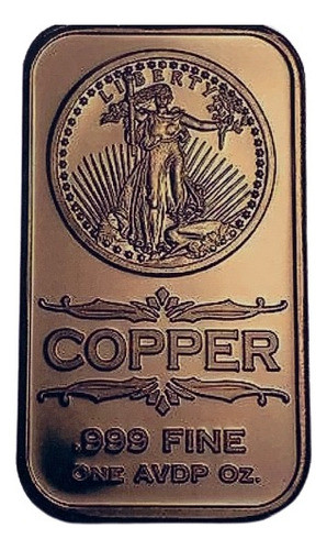 Robmar-usa-moneda Rectangular 1 Onza De Cobre-saint Gaundet 0