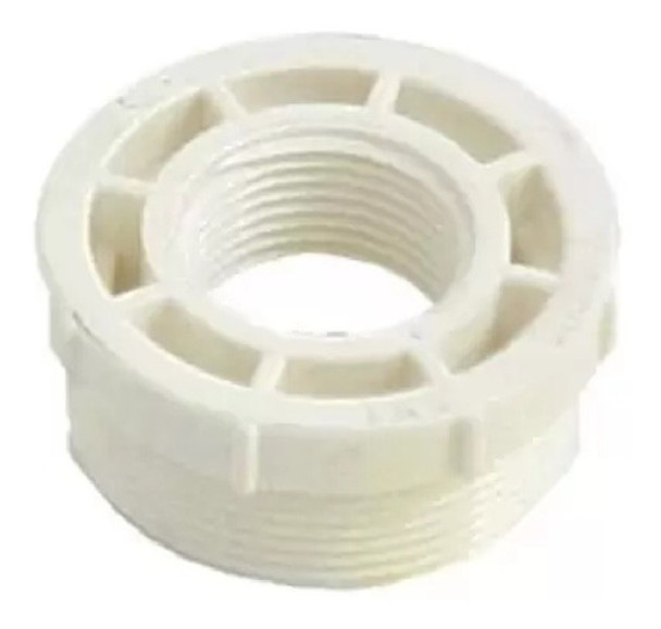 Bucha De Reducao Com Rosca 2x1 Polegadas Tigre Branca 0