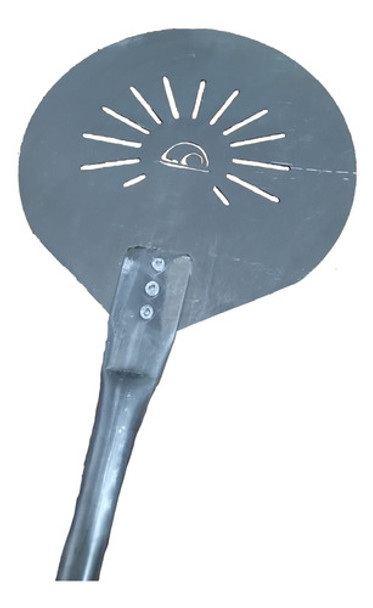 Pala Giro Pizza Acero Inoxidable- Mango Largo - Horno Barro 0