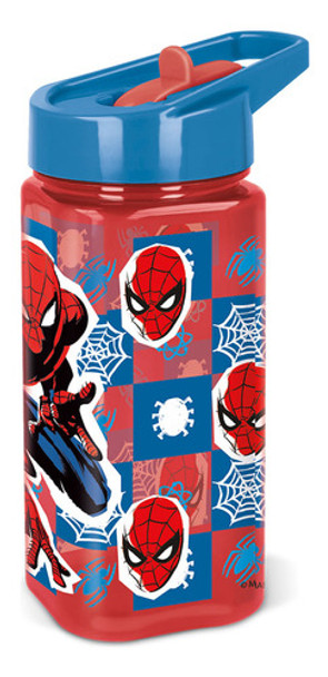 Botella 510ml square water Spiderman 0