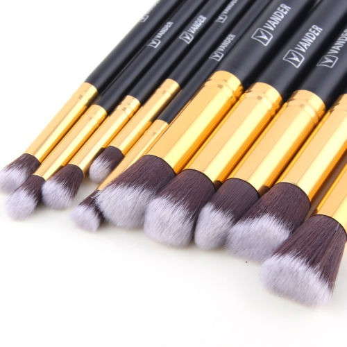 10pcs Cosméticos Maquillaje Profesional Cepillo Conjunto De 0