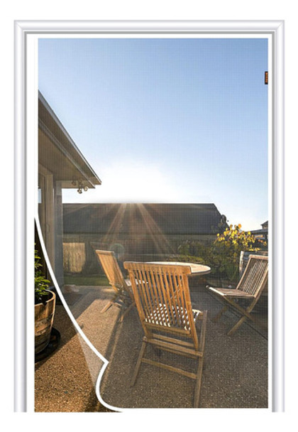 Mosquitero Magnetico Para Puertas De 244x91cm - Blanco 0