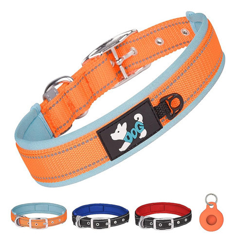 Acegeniu Collar Naranja Para Perros Pequeños, Medianos, Gran 0