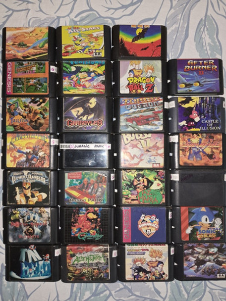 Lote Cartuchos Juegos Sega Genesis 0