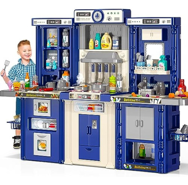 Temi Juego De Cocina Para Niños Pequeños, Juguetes 0