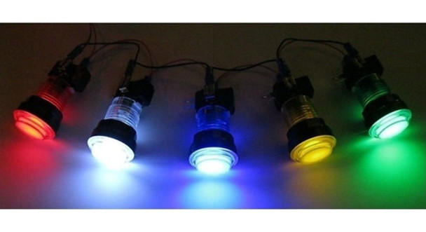 Kit Com 14 Botões De Led 12v Arcade + 02 Comandos Com Micros 0