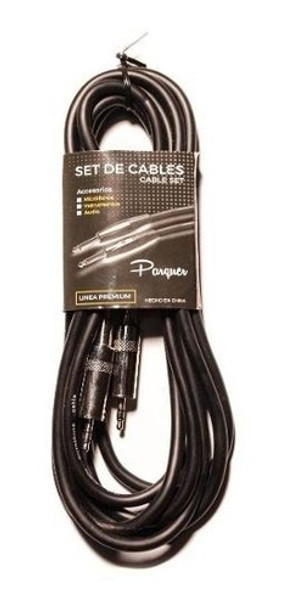 Cable Parquer Mini Plug 3,5mm A Mini Plug 3,5 Mm 6mts Cuota 0 Cable Parquer Mini Plug 3,5mm A Mini Plug 3,5 Mm 6mts Cuota 0