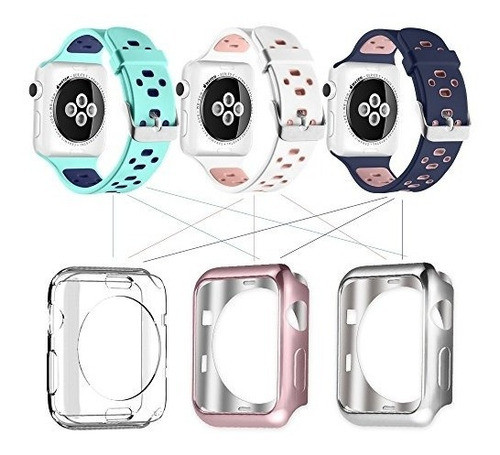 Correa Umtele Silicona C/ventilación P/reloj  Nike+ 3u. 0