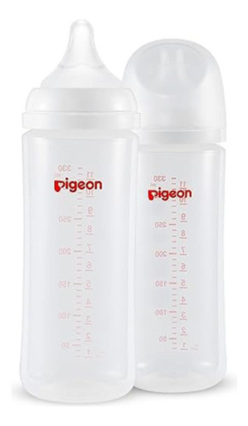 Pigeon Biberón De Lactancia Pp De Cuello Ancho, 0
