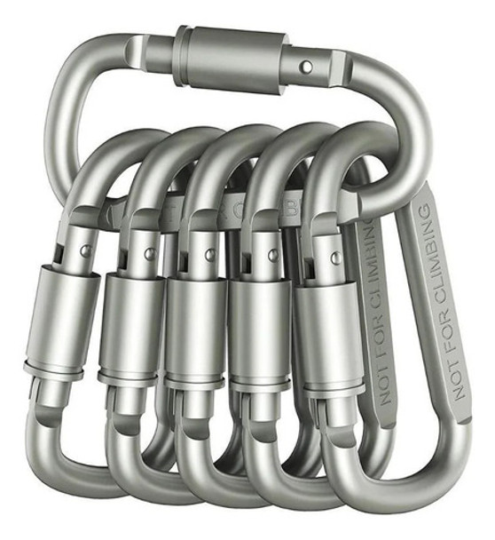 Llavero Mosquetón Tactico Mochila Gancho Hebilla Con Seguro 0