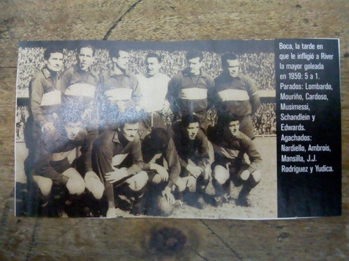 Recorte Boca Juniors Año 1959 0