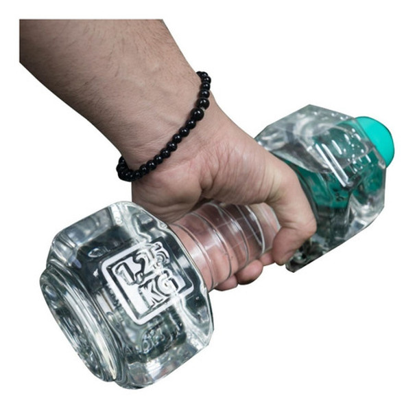 Combo 30 Botella Deportiva Mancuerna Agua Arena Crossfit Gym 0