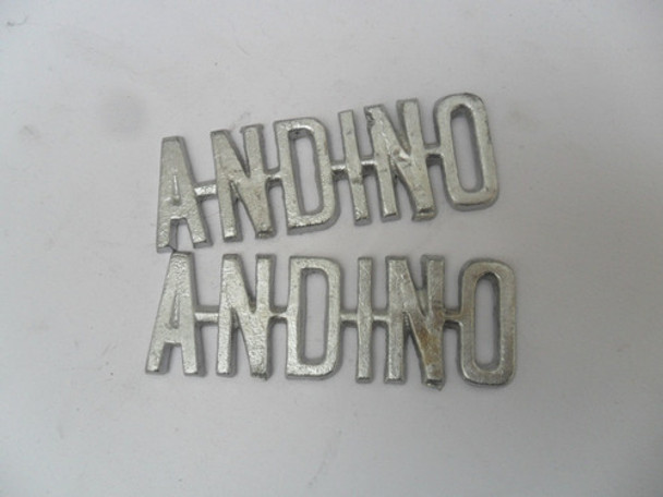 Insignia Andino Aluminio Palabra Varela Renault Gt Aff 0