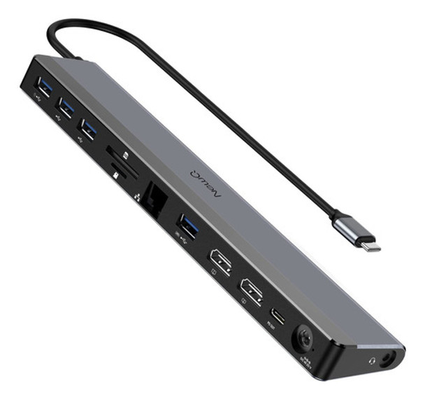 Estacin De Acoplamiento Usb C Monitor Dual Con Adaptador De 0