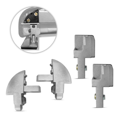 Kit Cantoneira Angular Hilux Cd Ff194 Capota Flash Cover 0