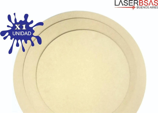 Figura Base Fibro Mdf Circulo 65cm X 1 Unid. En 3mm C65-3-1 0