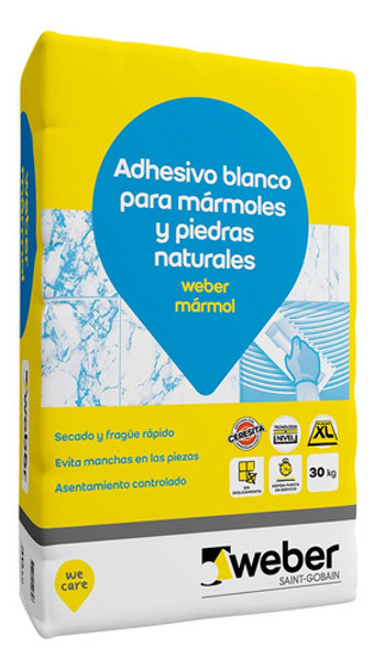 Pegamento Weber Marmol X 30kg  Solo Venta X Mayor 0