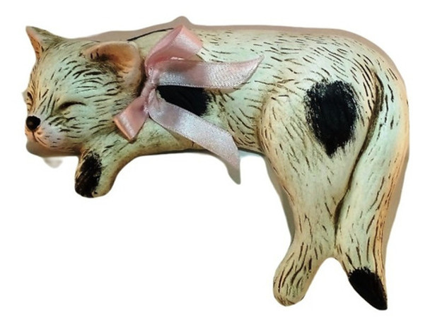 Gato Mirón Grande Para Estante De Cerámica 0 Gato Mirón Grande Para Estante De Cerámica 0