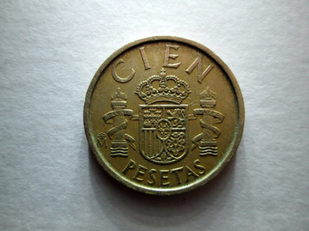 Moneda España 100 Pesetas 1986 Rey Juan Carlos Boedo Capital 0