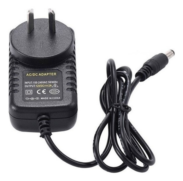 Fuente 12v 2a Plastica Transformador Switching Tira Led Cctv 0
