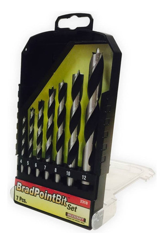 Set 7 Mechas Milimetricas Madera Punta Aguja Milescraft - Yn 0