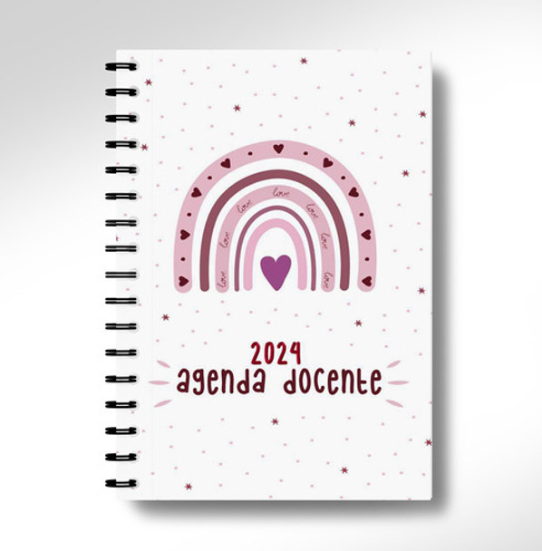 Agenda Docente 2024 Imprimible Pdf Editable Powerpoint #5 . 0