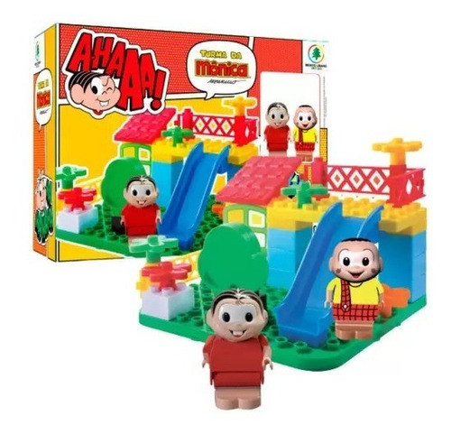 Brinquedo Turma Da Mônica No Playground Com Blocos 0200 0