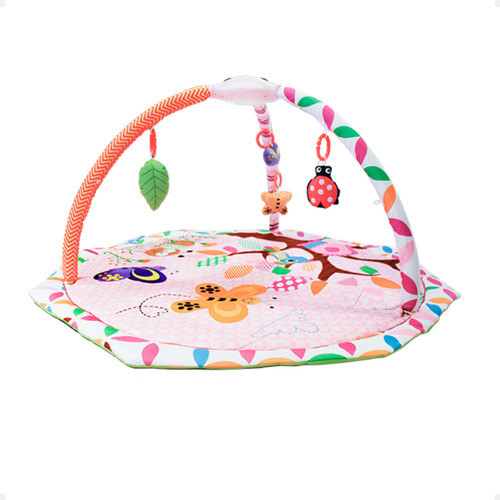 Gimnasio Grande Proyector Manta Didáctica Musical Rosa Bebe 0