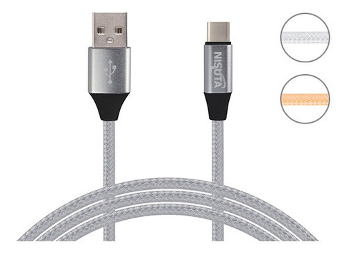 Nisuta Cable Usb 2.0 M A Usb Tipo C 3a Ns-cateuc3a 0