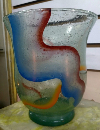 Florero De Murano Vintage, Fondo De Burbujas 0