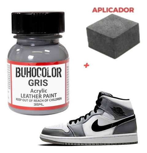 Pintura Zapatillas Cuero Tela Buhocolor X 35ml + Aplicador 0