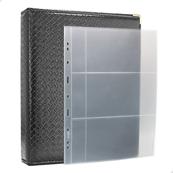 Álbum Fichário 30 Folhas Cédulas 3 Espaços Bolso 32x24 3d Gf 0