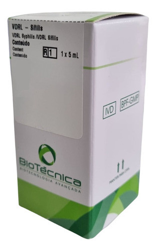 Reagente Vdrl Para Laboratório 5 Ml 0