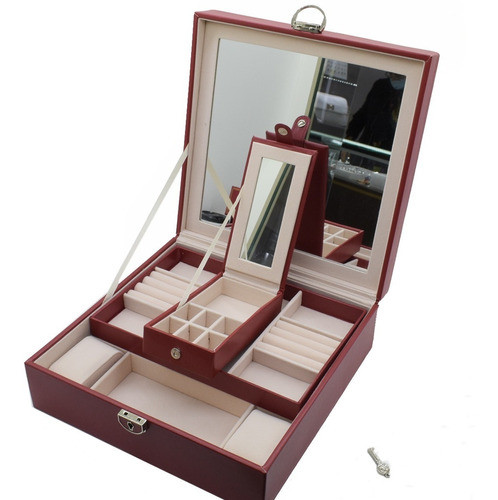 Caja Alhajero Organizador Rojo Premium 0