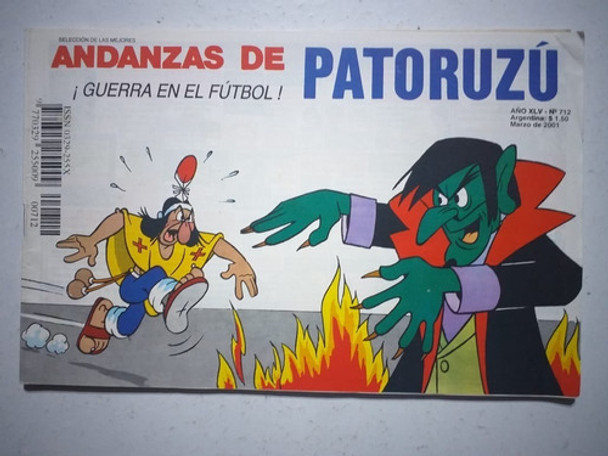 Comic. Andanzas De Patoruzú # 712. Marzo 2001. 0