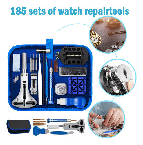 Kit De Reparo De Relógios De 185 Unidades, Ferramenta Profis 0