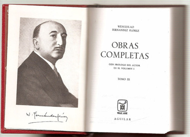 Obras Completas Tomo 3 - Fernandez Florez - Aguilar 0
