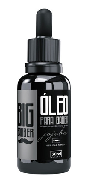 Óleo Para Barba Big Barber 30ml Argan Rico Em Vitaminas 0