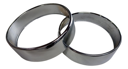 Fiat 600 Par Aros Óptica Plástico Cromado 0