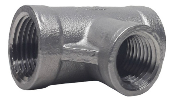 Tee Femea C/red.inox 304 Npt 1 X 3/4 0